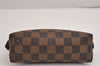 Authentic Louis Vuitton Damier Pochette Cosmetic PM Pouch N47516 LV 3002J