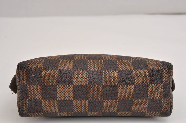Authentic Louis Vuitton Damier Pochette Cosmetic PM Pouch N47516 LV 3002J