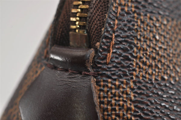 Authentic Louis Vuitton Damier Pochette Cosmetic PM Pouch N47516 LV 3002J