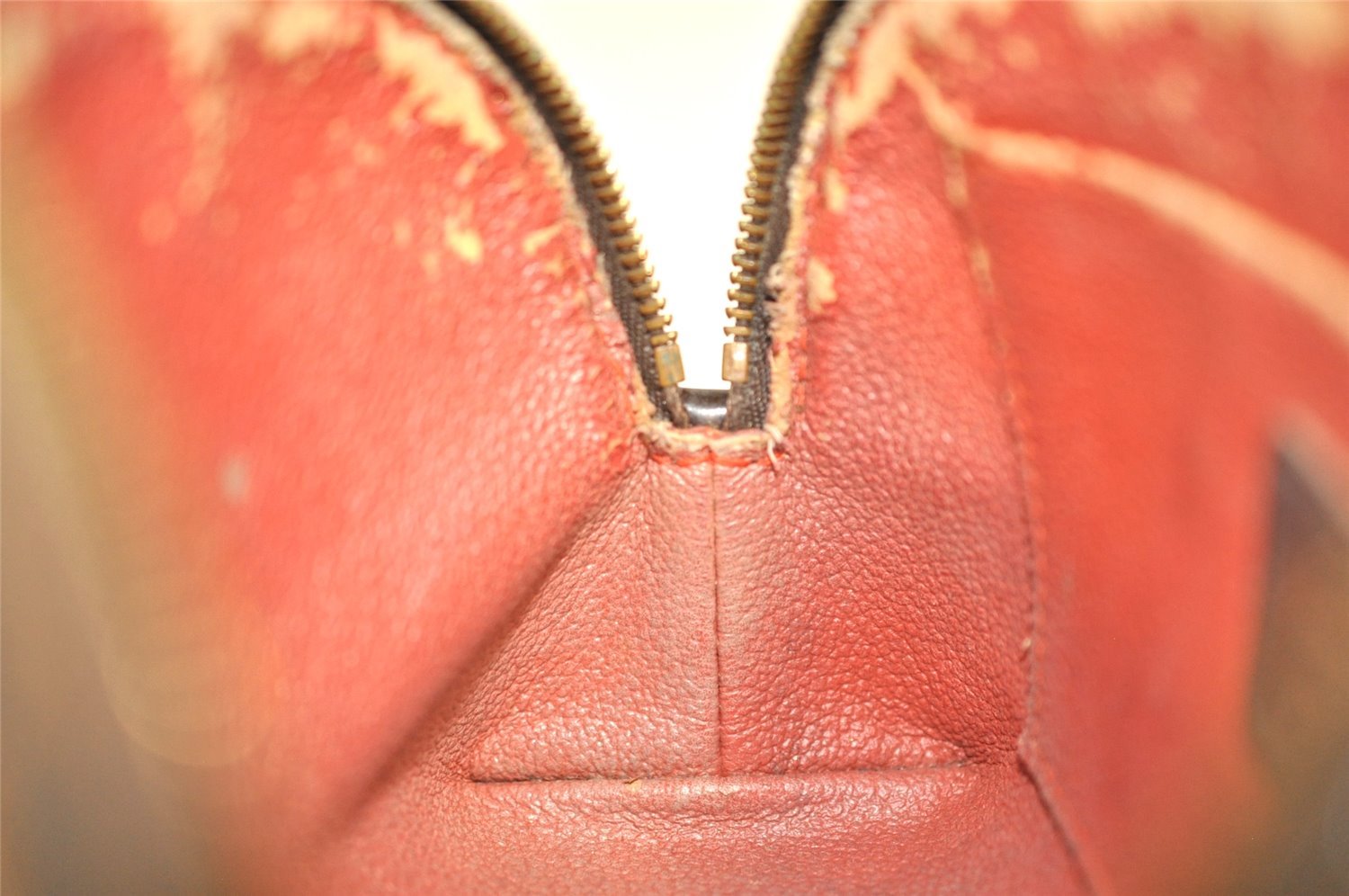 Authentic Louis Vuitton Damier Pochette Cosmetic PM Pouch N47516 LV 3002J