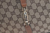 Authentic GUCCI Jackie Shoulder Bag GG Canvas Leather 120888 Brown Junk 3002K