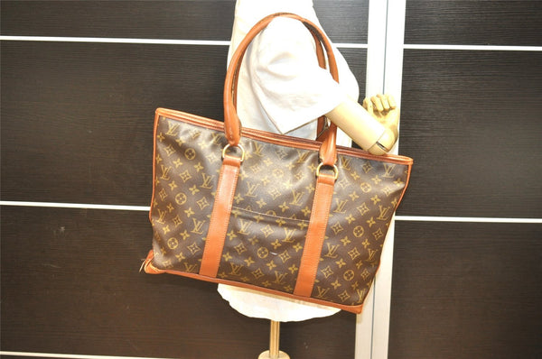 Auth Louis Vuitton Monogram Sac Weekend PM Vintage Tote Hand Bag M42425 LV 3003I