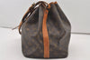 Authentic Louis Vuitton Monogram Petit Noe M42226 Shoulder Drawstring Bag 3003J