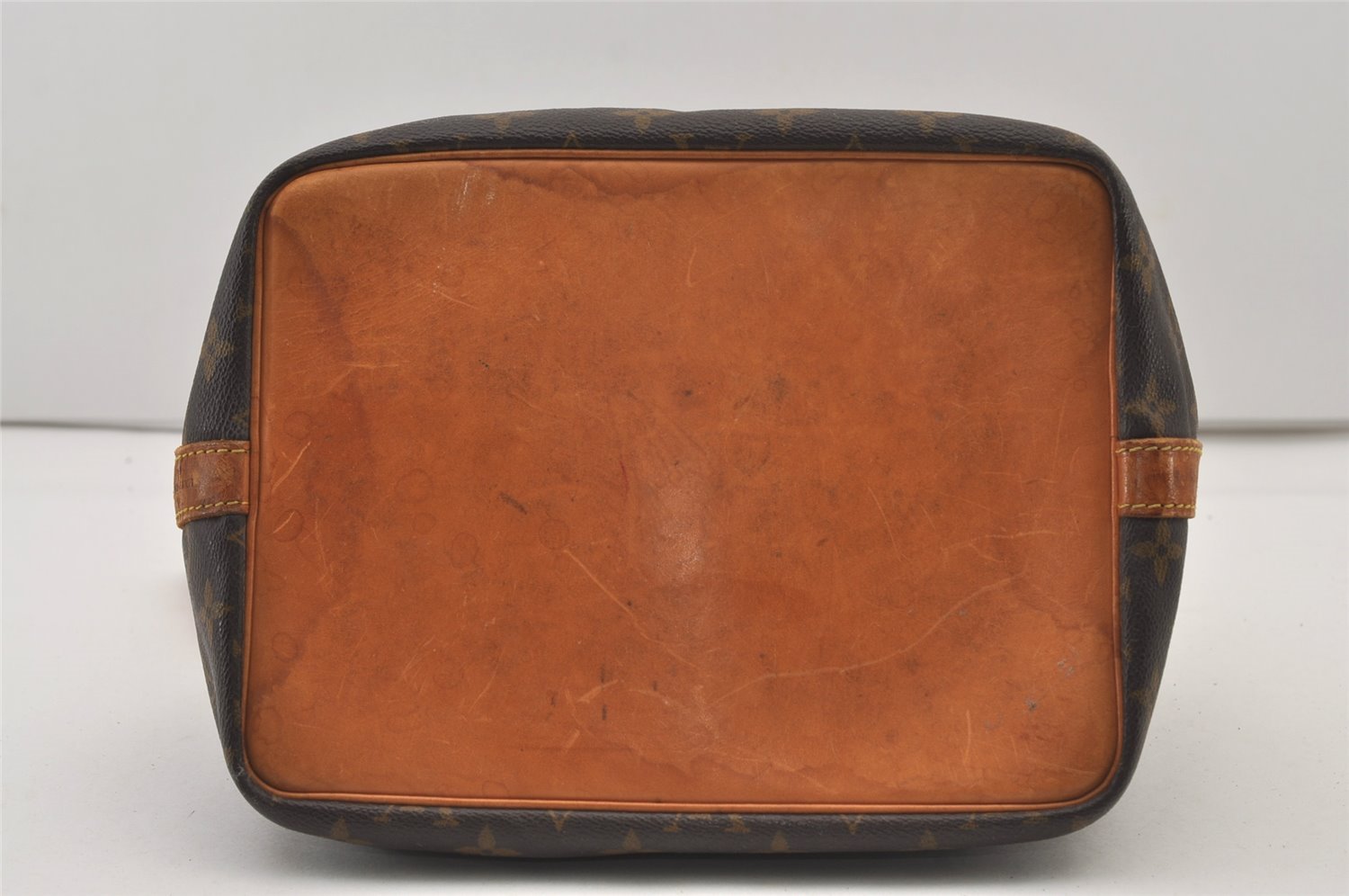 Authentic Louis Vuitton Monogram Petit Noe M42226 Shoulder Drawstring Bag 3003J