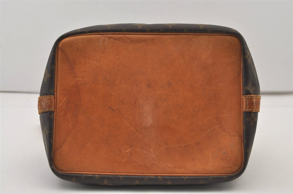 Authentic Louis Vuitton Monogram Petit Noe M42226 Shoulder Drawstring Bag 3003J