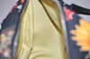 Authentic Salvatore Ferragamo Gancini Nylon Leather 2Way Hand Bag Black 3003K