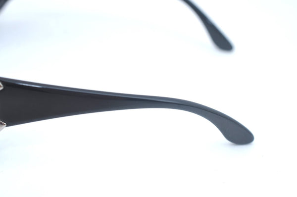Authentic CHANEL Vintage Sunglasses CC Logos CoCo Mark Plastic Black Box 3004J