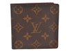 Authentic Louis Vuitton Monogram Porte Billet Carte Credit Monnaie Wallet 3005K