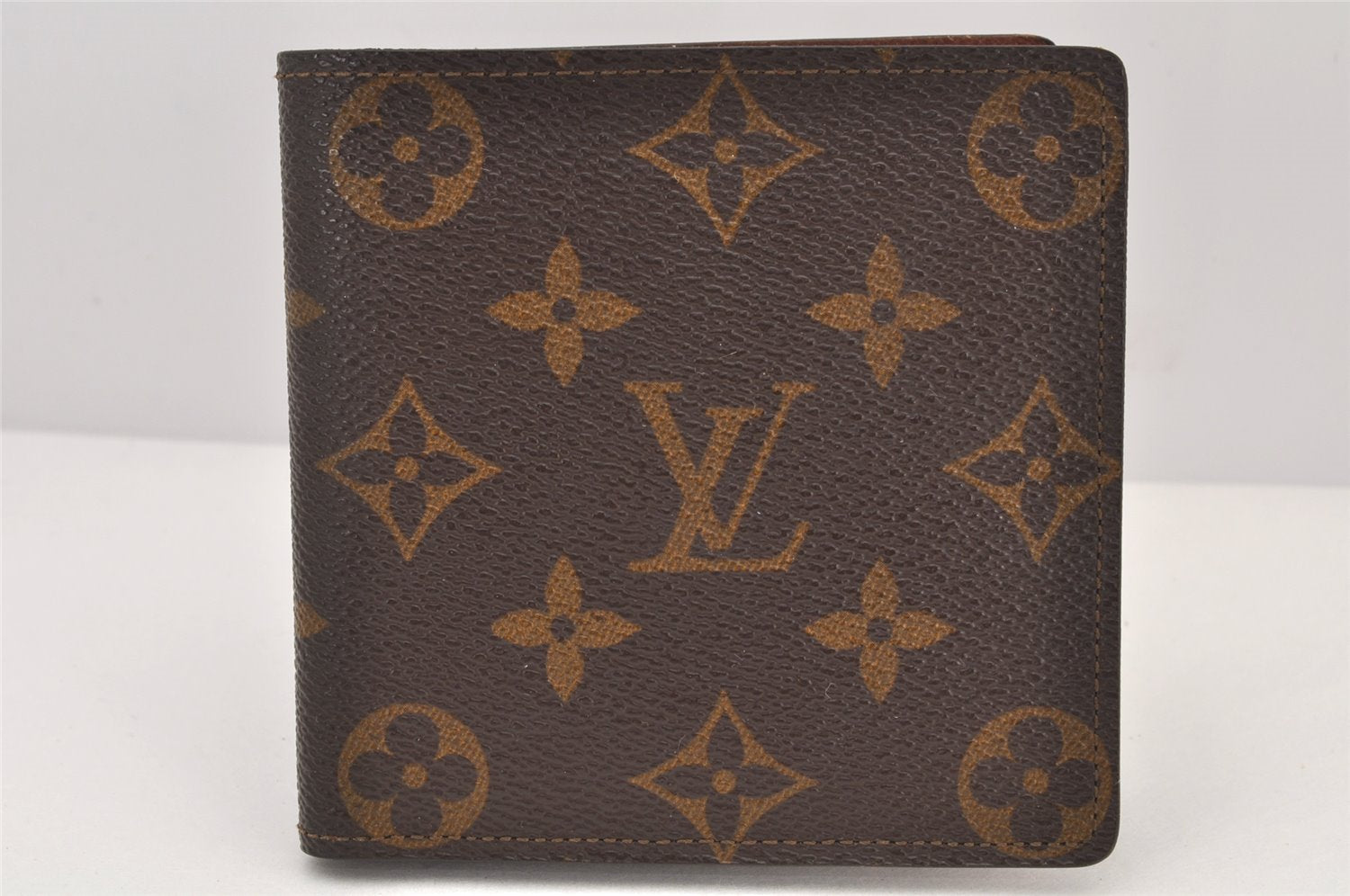 Authentic Louis Vuitton Monogram Porte Billet Carte Credit Monnaie Wallet 3005K