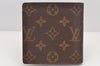 Authentic Louis Vuitton Monogram Porte Billet Carte Credit Monnaie Wallet 3005K