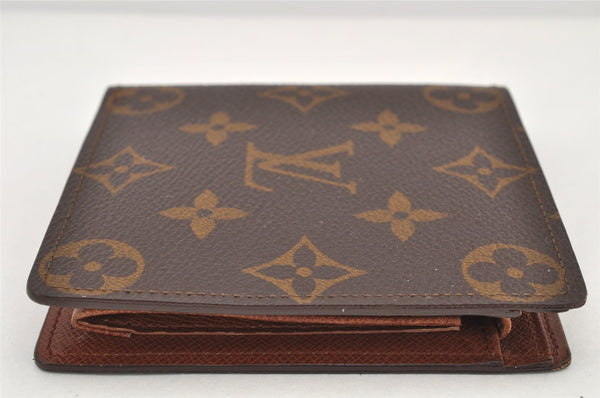 Authentic Louis Vuitton Monogram Porte Billet Carte Credit Monnaie Wallet 3005K