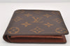 Authentic Louis Vuitton Monogram Porte Billet Carte Credit Monnaie Wallet 3005K