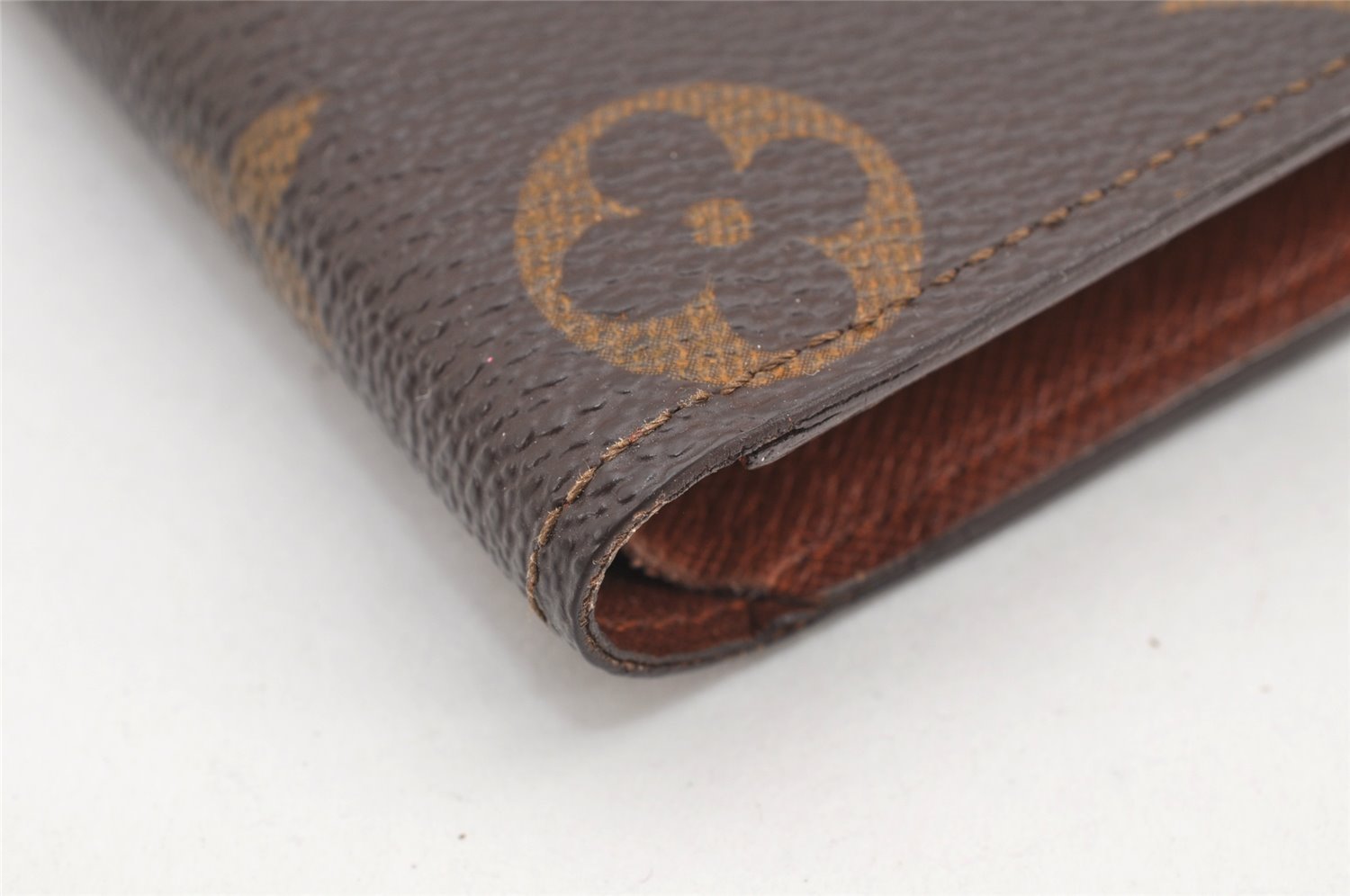 Authentic Louis Vuitton Monogram Porte Billet Carte Credit Monnaie Wallet 3005K