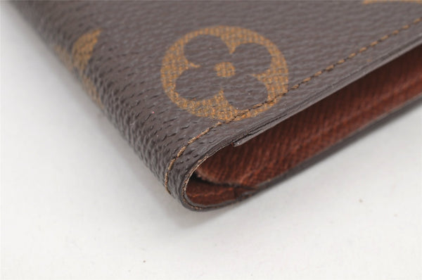 Authentic Louis Vuitton Monogram Porte Billet Carte Credit Monnaie Wallet 3005K