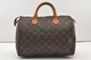 Authentic Louis Vuitton Monogram Speedy 30 Hand Boston Bag M41526 LV 3006J