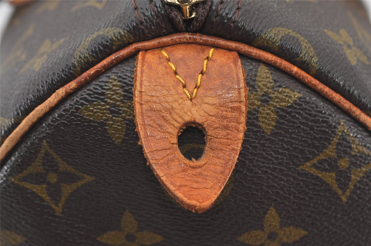 Authentic Louis Vuitton Monogram Speedy 30 Hand Boston Bag M41526 LV 3006J