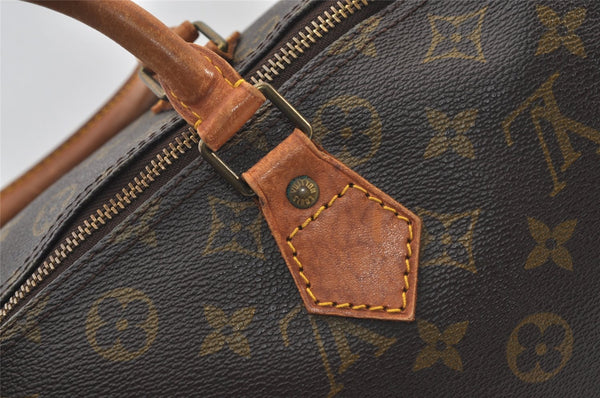 Authentic Louis Vuitton Monogram Speedy 30 Hand Boston Bag M41526 LV 3006J