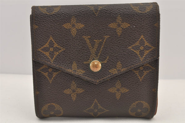 Authentic Louis Vuitton Monogram Porte Monnaie Billets Wallet M61660 LV 3006K