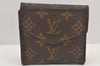 Authentic Louis Vuitton Monogram Porte Monnaie Billets Wallet M61660 LV 3006K