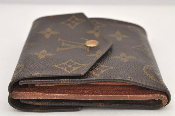 Authentic Louis Vuitton Monogram Porte Monnaie Billets Wallet M61660 LV 3006K