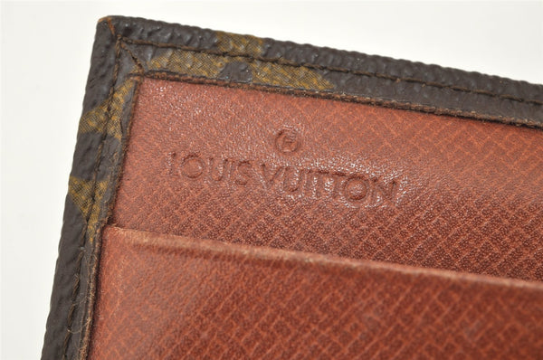 Authentic Louis Vuitton Monogram Porte Monnaie Billets Wallet M61660 LV 3006K