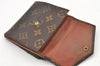 Authentic Louis Vuitton Monogram Porte Monnaie Billets Wallet M61660 LV 3006K