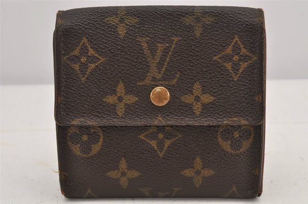 Authentic Louis Vuitton Monogram M61652 Porte Monnaie Billet Carte Credit 3007K