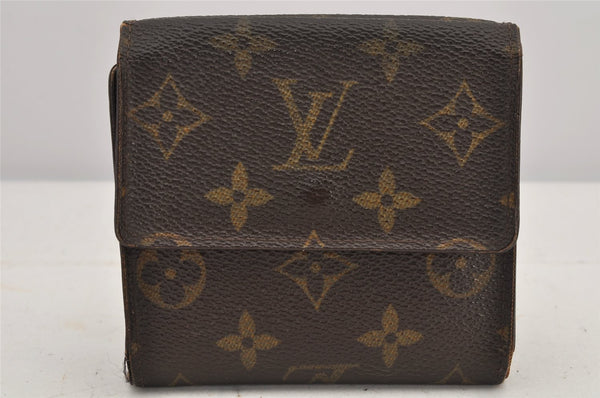 Authentic Louis Vuitton Monogram M61652 Porte Monnaie Billet Carte Credit 3007K