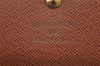 Authentic Louis Vuitton Monogram M61652 Porte Monnaie Billet Carte Credit 3007K