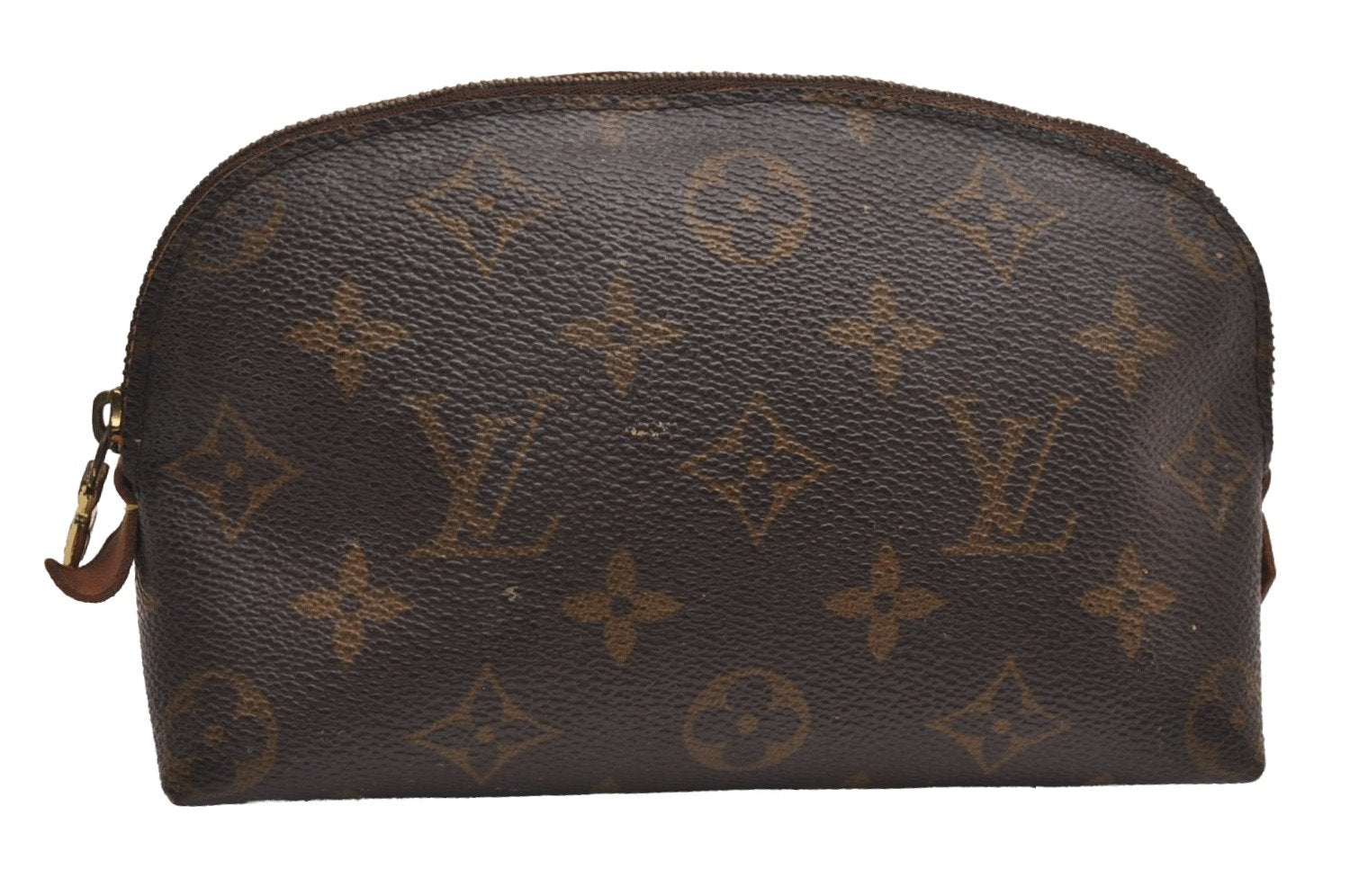 Authentic Louis Vuitton Monogram Pochette Cosmetic Pouch M47515 LV Junk 3008J