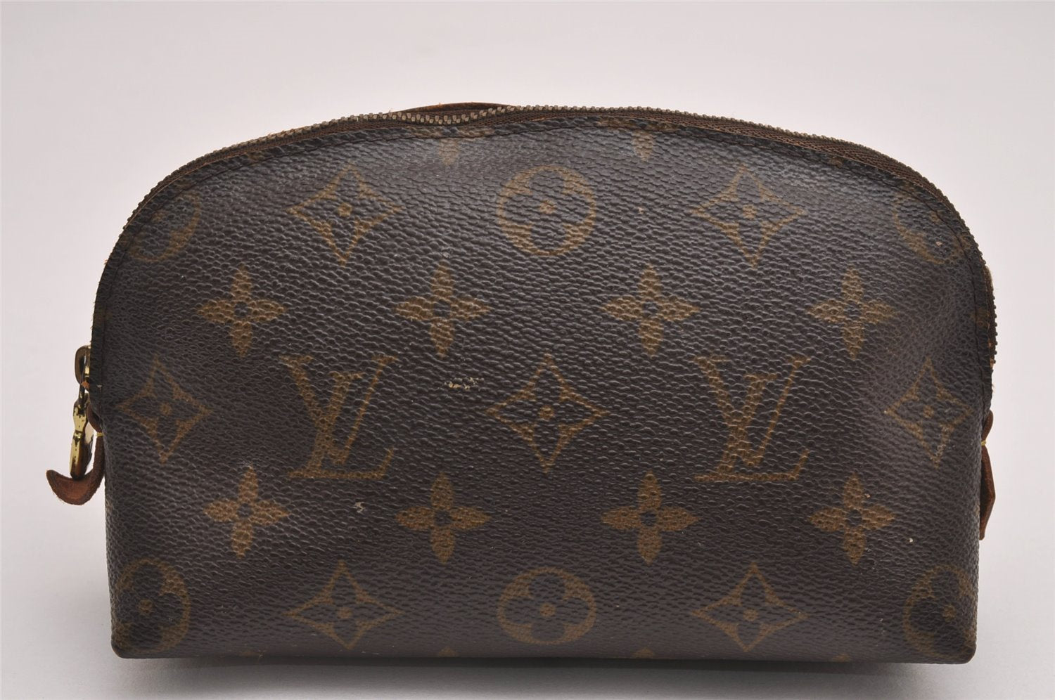 Authentic Louis Vuitton Monogram Pochette Cosmetic Pouch M47515 LV Junk 3008J