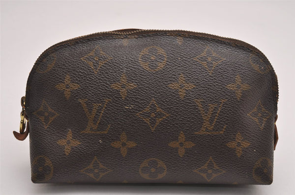 Authentic Louis Vuitton Monogram Pochette Cosmetic Pouch M47515 LV Junk 3008J