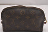 Authentic Louis Vuitton Monogram Pochette Cosmetic Pouch M47515 LV Junk 3008J
