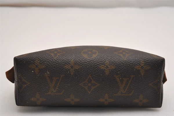 Authentic Louis Vuitton Monogram Pochette Cosmetic Pouch M47515 LV Junk 3008J