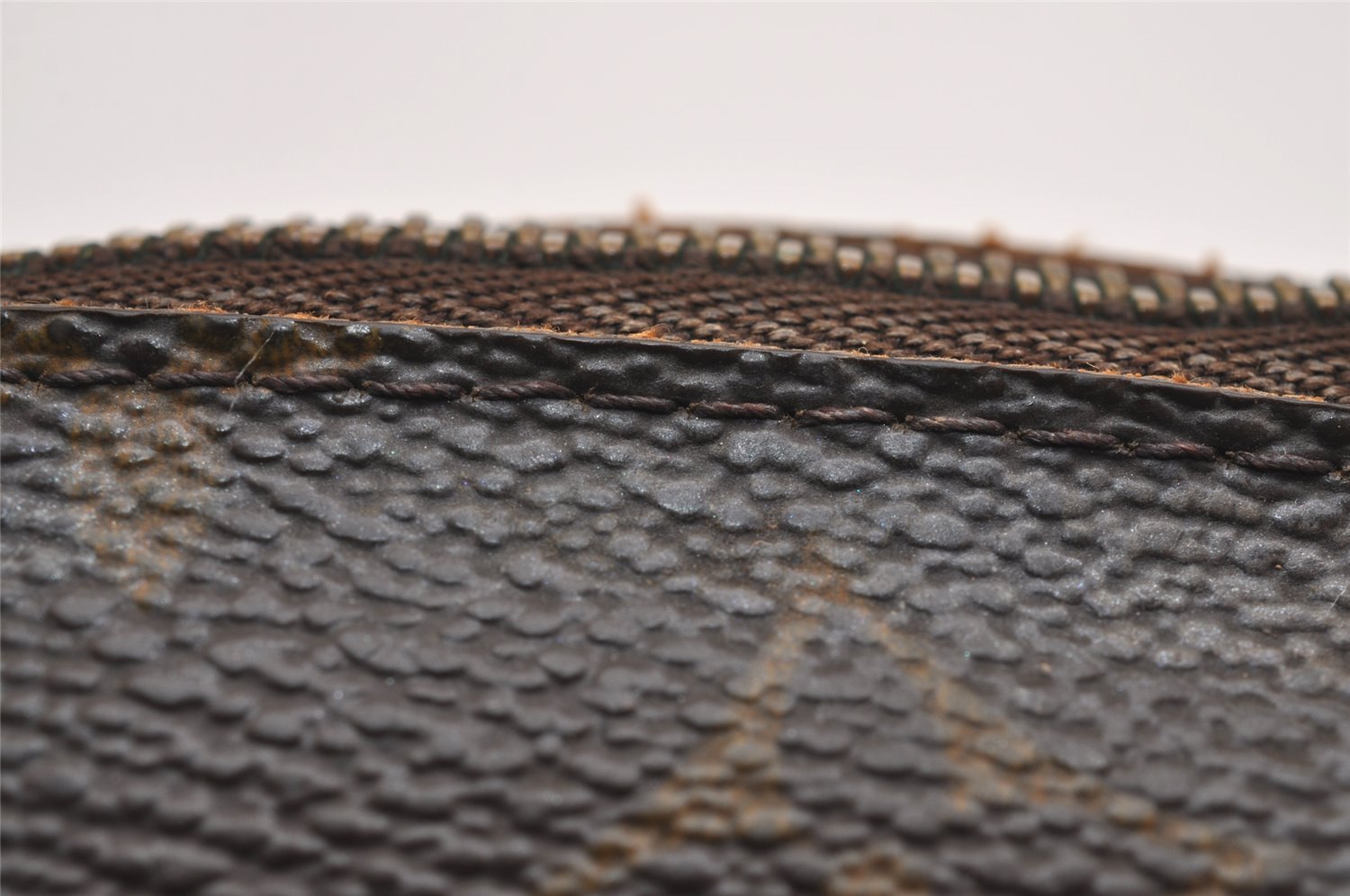 Authentic Louis Vuitton Monogram Pochette Cosmetic Pouch M47515 LV Junk 3008J