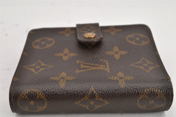 Authentic Louis Vuitton Monogram Compact Zip Bifold Wallet Purse M61667 LV 3008K