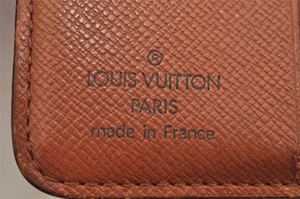 Authentic Louis Vuitton Monogram Compact Zip Bifold Wallet Purse M61667 LV 3008K