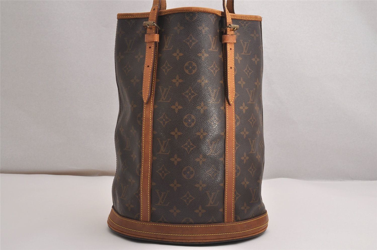 Authentic Louis Vuitton Monogram Bucket GM Shoulder Tote Bag M42236 LV 3009J