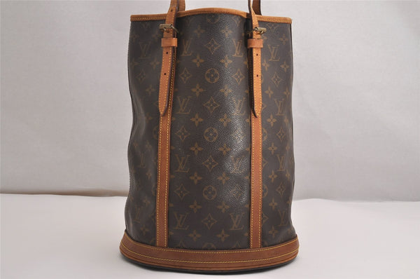 Authentic Louis Vuitton Monogram Bucket GM Shoulder Tote Bag M42236 LV 3009J