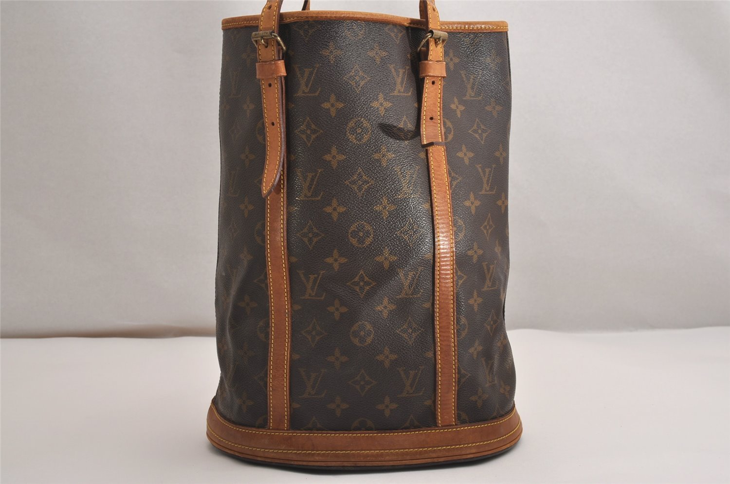 Authentic Louis Vuitton Monogram Bucket GM Shoulder Tote Bag M42236 LV 3009J