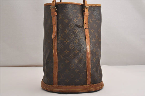 Authentic Louis Vuitton Monogram Bucket GM Shoulder Tote Bag M42236 LV 3009J