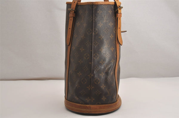 Authentic Louis Vuitton Monogram Bucket GM Shoulder Tote Bag M42236 LV 3009J