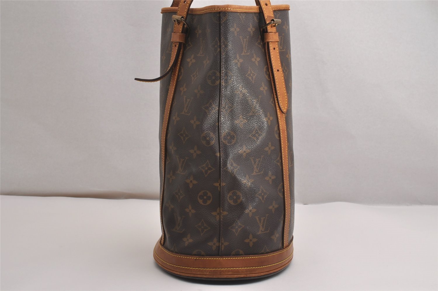 Authentic Louis Vuitton Monogram Bucket GM Shoulder Tote Bag M42236 LV 3009J