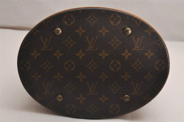 Authentic Louis Vuitton Monogram Bucket GM Shoulder Tote Bag M42236 LV 3009J