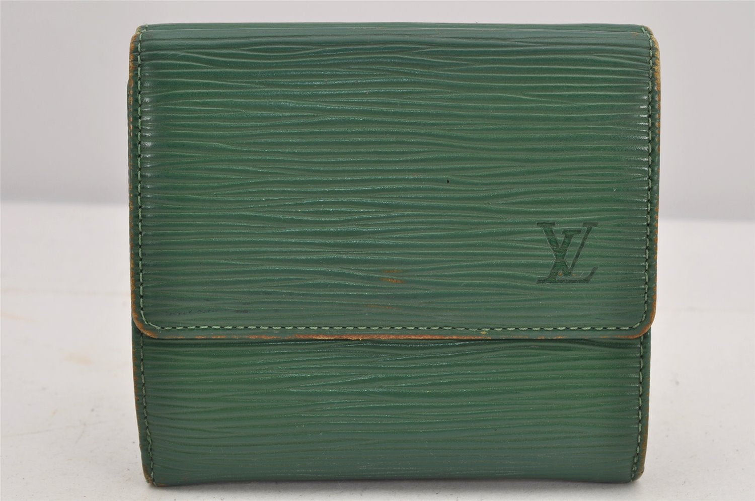 Louis Vuitton Epi Porte Monnaie Billets Cartes Credit Wallet M63484 Green 3009K