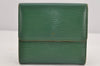 Louis Vuitton Epi Porte Monnaie Billets Cartes Credit Wallet M63484 Green 3009K