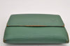 Louis Vuitton Epi Porte Monnaie Billets Cartes Credit Wallet M63484 Green 3009K