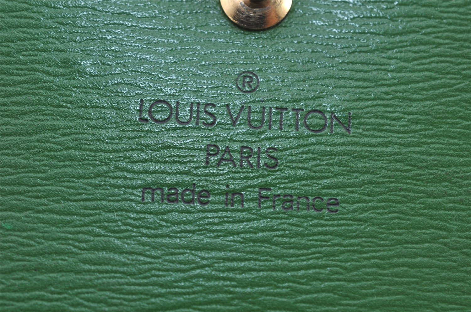 Louis Vuitton Epi Porte Monnaie Billets Cartes Credit Wallet M63484 Green 3009K