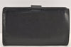 Authentic CHANEL Caviar Skin CC Logo Bifold Long Wallet Black Junk 3010K