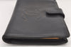 Authentic CHANEL Caviar Skin CC Logo Bifold Long Wallet Black Junk 3010K